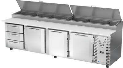 Victory VPPD60HC-2 60.13" W 3 Drawers Pizza Prep Table - 115 Volts