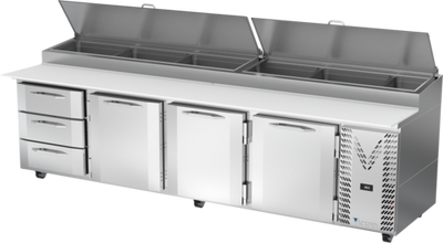 Victory VPPD60HC-2 60.13" W 3 Drawers Pizza Prep Table - 115 Volts