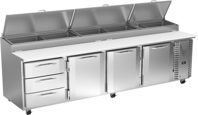 Victory VPPD60HC-2 60.13" W 3 Drawers Pizza Prep Table - 115 Volts
