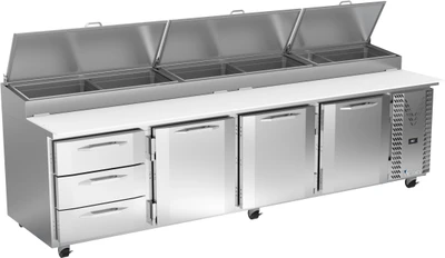 Victory VPPD60HC-2 60.13" W 3 Drawers Pizza Prep Table - 115 Volts