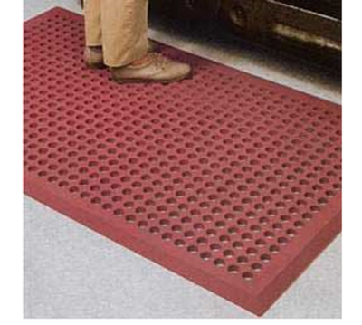Omcan USA 23585 Red Rubber Multi-Purpose Anti-Fatigue Mat