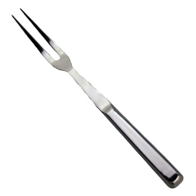 Omcan USA 80147 11" Long Stainless Steel 2 Tines Carving Fork