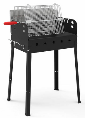 Omcan USA 47314 20.1" W Painted Steel Charcoal BBQ Grill