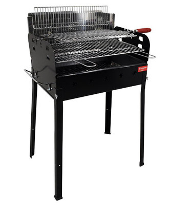 Omcan USA 47314 20.1" W Painted Steel Charcoal BBQ Grill