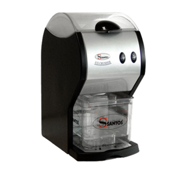 Omcan USA 39689 ABS Plastic Housing Electric Countertop Santos Ice Crusher - 120 Volts 1-Ph