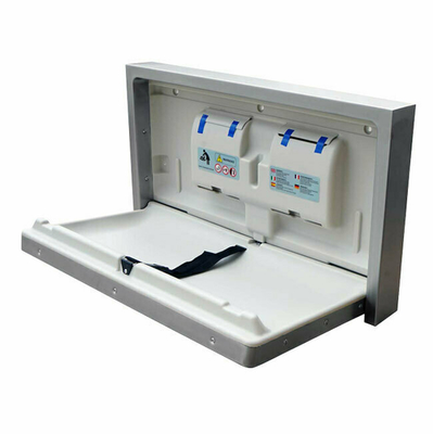 Omcan USA 44558 Stainless Steel Cover High-Density Polyethylene Baby Changing Station