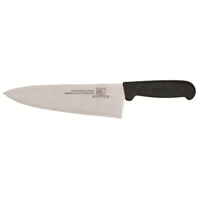 Omcan USA 11973 8" Black Handle Regular Cook Knife