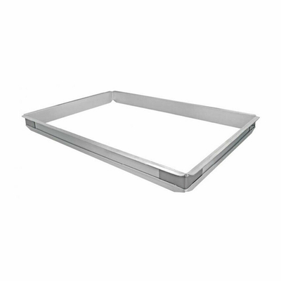 Omcan USA 80252 18&quot; W x 26&quot; D x 2&quot; H Aluminum Sheet Pan Extender for Full Size