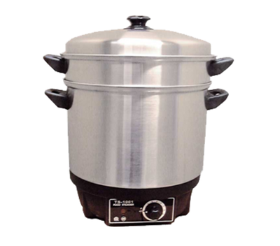 Omcan USA 11384 18 Qt. Stainless Steel Food Steamer or Boiler - 120 Volts