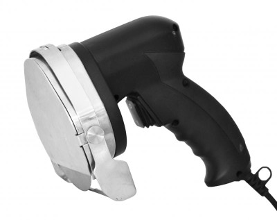 Omcan USA 40280 132.3 Lbs. Cutting Capacity Stainless Steel Blade Electric Kebab Slicer - 110 Volts 1-Ph