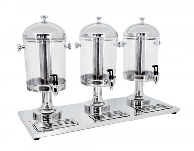 Omcan USA 19480 24 Qt. Triple Round Juice Dispenser