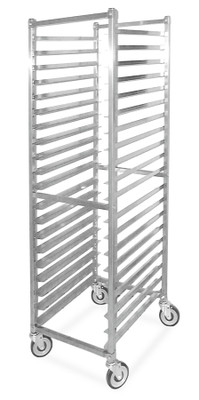 Omcan USA 23834 20 Pans Stainless Steel Square Top Pan Rack