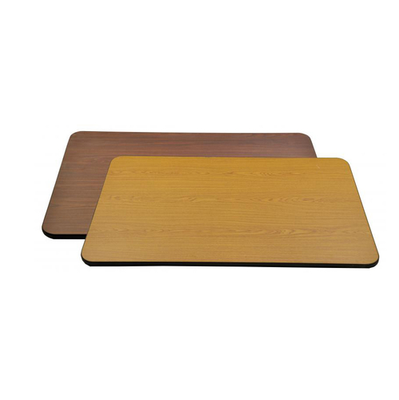 Omcan USA 44523 36" x 60" Oak or Walnut Laminate Square Reversible Table Top