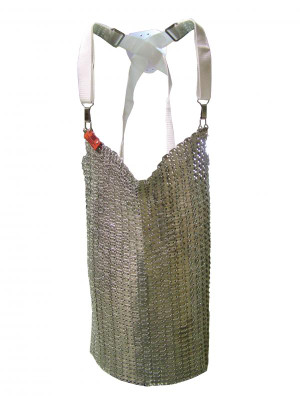 Omcan USA 13534 34" L Stainless Steel Mesh Apron