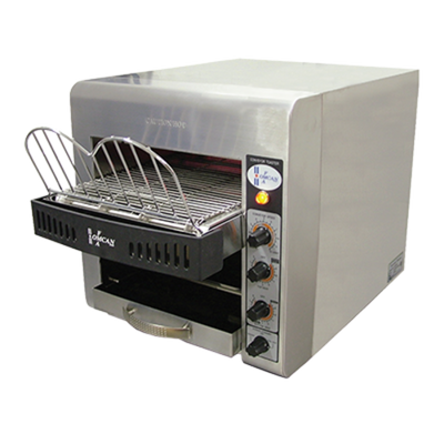 Omcan USA 11385 14.5" W Horizontal Conveyor Toaster - 120 Volts 1800 Watts