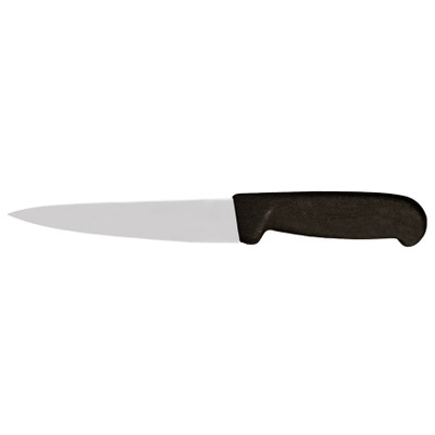 Omcan USA 12062 6" Black Handle Sticking Knife