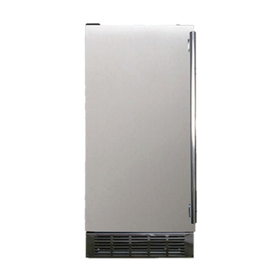 Omcan USA 37864 26.5 Lbs. Air Cooled Undercounter Stainless Steel Ice Maker with Bin - 115 Volts 1-Ph