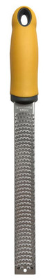 Omcan USA 44201 8" Stainless Steel Grating Orange Plastic Handle Zester