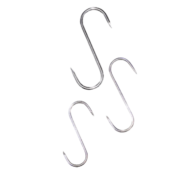 Omcan USA 17766 Stainless Steel 5.5&quot; x .25&quot; &quot;S&quot; Hook