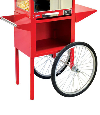 Omcan USA 44134 35 39.5" W x 20.75" D Red Popcorn Machine Trolley