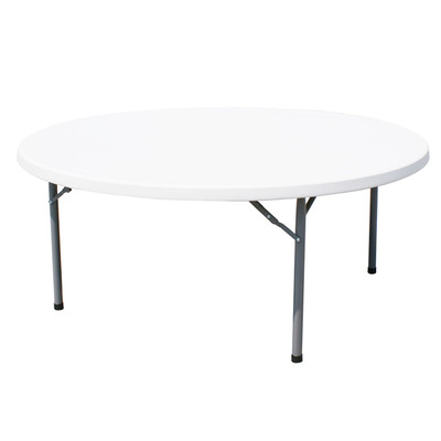 Omcan USA 41599 70.8" Dia. x 29.13"H Plastic Round Folding Table