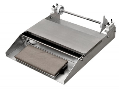 Omcan USA 24852 Aluminum and Stainless Steel Single Roll Wrapping Machine - 110 Volts 1-Ph