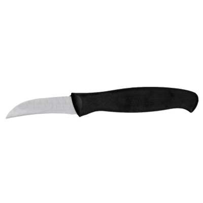 Omcan USA 12475 2.5" Black Handle Greban Turning Knife