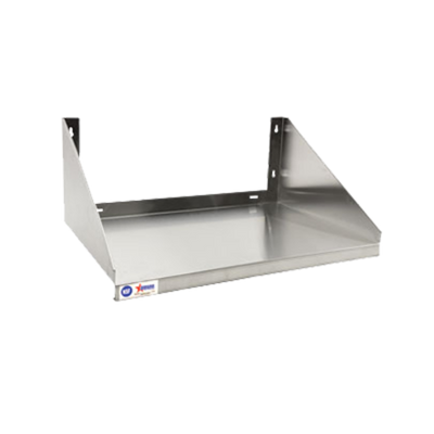 Omcan USA 40212 24&quot;W x 20&quot;D x 14&quot;H Stainless Steel Wall Mount Microwave Shelf