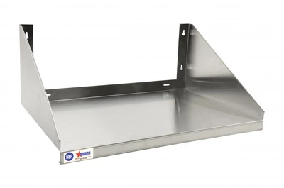 Omcan USA 40212 24"W x 20"D x 14"H Stainless Steel Wall Mount Microwave Shelf