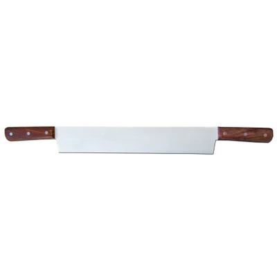 Omcan USA 11518 14" Double Wood Handles Cheese Knife