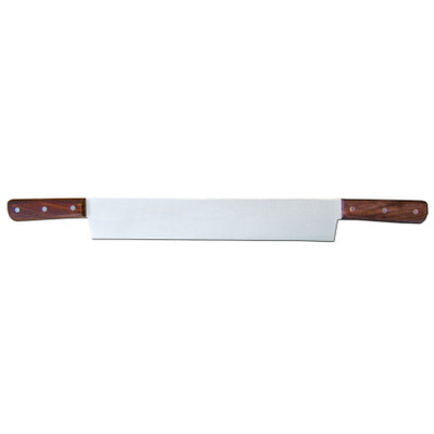 Omcan USA 11518 14" Double Wood Handles Cheese Knife