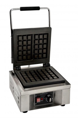 Omcan USA 39578 Single Electric Waffle Baker - 120 Volts 1-Ph