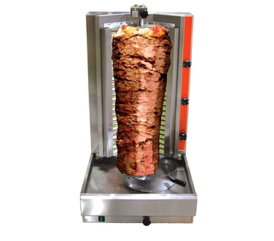 Omcan USA 20369 66 Lbs. Stainless Steel Electric Vertical Broiler Gyro - 6000 Watts