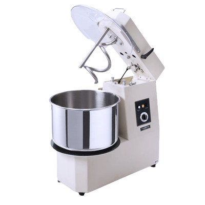 Omcan USA 47288 70.5 Lbs. Stainless Steel Removable Froged Tool Spiral Mixer - 220 Volts 1.5 HP