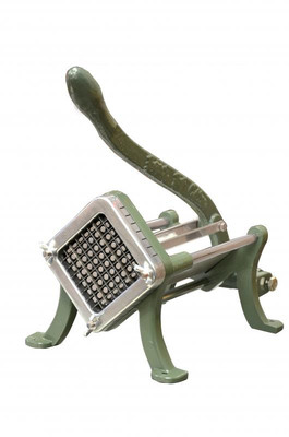 Omcan USA 24489 1 and 4" Heavy Duty Cast Iron Square Cut Potato Fries Cutter