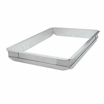 Omcan USA 80254 9.5&quot; W x 13&quot; D x 2&quot; H Aluminum Sheet Pan Extender for 0.25 Size