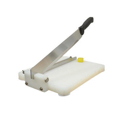 Omcan USA 27863 Stainless Steel Blade with Polypropylene Cutting Board Blade Stopper Lobster Cutter