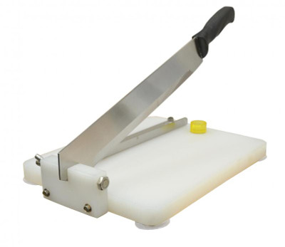 Omcan USA 27863 Stainless Steel Blade with Polypropylene Cutting Board Blade Stopper Lobster Cutter