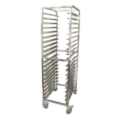 Omcan USA 23857 20 Pans Stainless Steel Curved Top Pan Rack