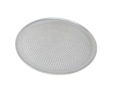Omcan USA 44553 16" Dia. Aluminum Round Perforated Pizza Pan