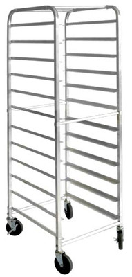 Omcan USA 13504 12 Pans Aluminum Curved Top Pan Rack