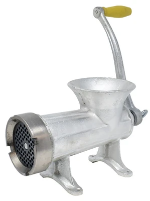 Omcan USA 11014 #32 Cast Iron Light Duty Manual Meat Grinder