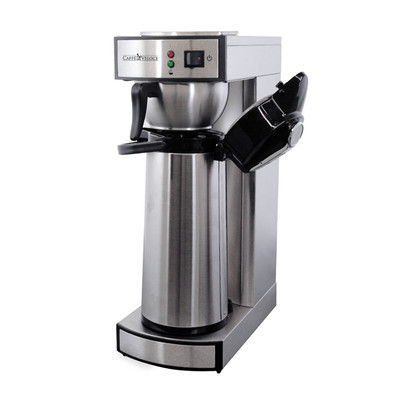 Omcan USA 44314 Stainless Steel Manual with 2 Airpot Coffee Maker - 120 Volts