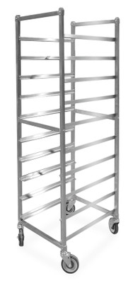 Omcan USA 23833 10 Pans Stainless Steel Square Top Pan Rack
