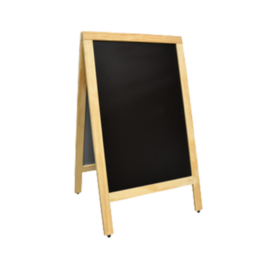 Omcan USA 31398 Natural Color Frame Menu Chalk Board