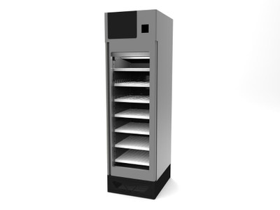 Omcan USA 45518 220 Lbs. Stainless Steel Reach-In Affinacheese Cheese Drying Cabinet - 220 Volts