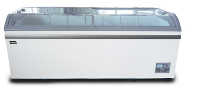 Omcan USA 37815 24.72 Cu. Ft. White Ice Cream Freezer - 110 Volts 1-Ph