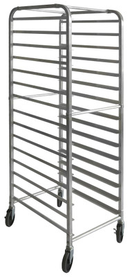 Omcan USA 13505 15 Pans Aluminum Curved Top Pan Rack