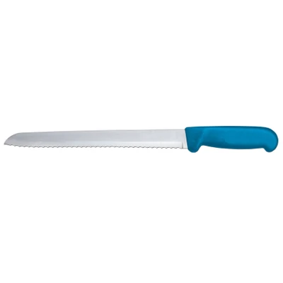 Omcan USA 12613 8" Blue Handle Narrow Blade Slicing Knife
