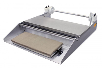 Omcan USA 14428 Aluminum and Stainless Steel Mounting Axle One Roll Wrapping Machine - 110 Volts